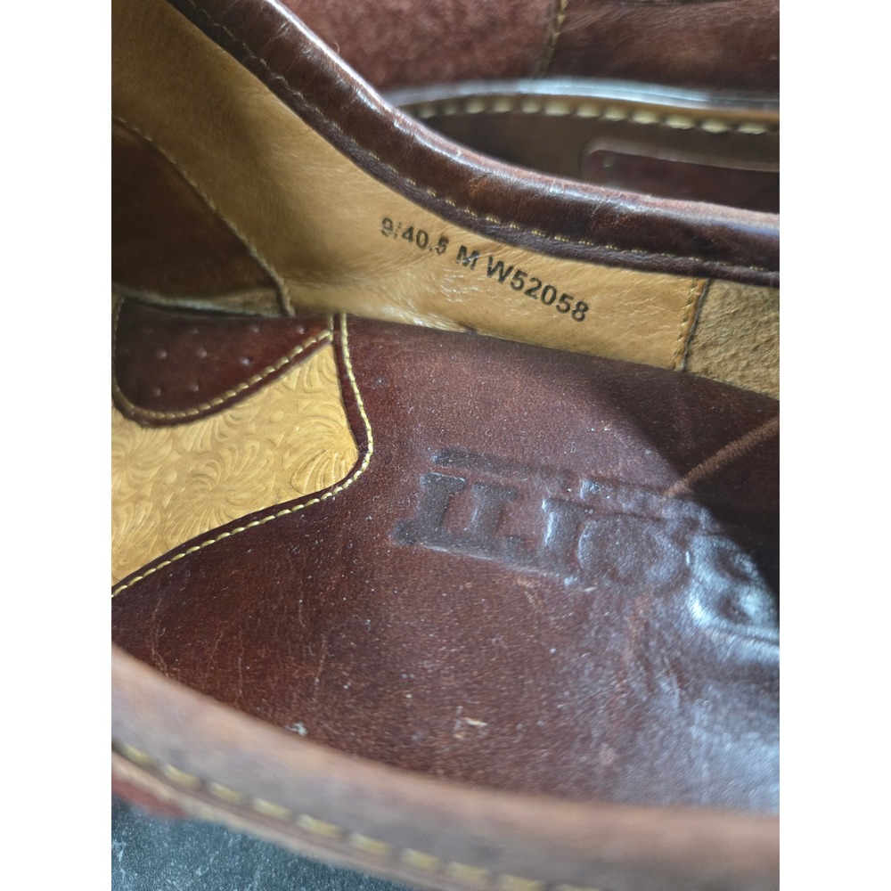 Born Wool Felt Leather Comfort Clog Shoes W52058 Brown 9 - Picture 7 of 8